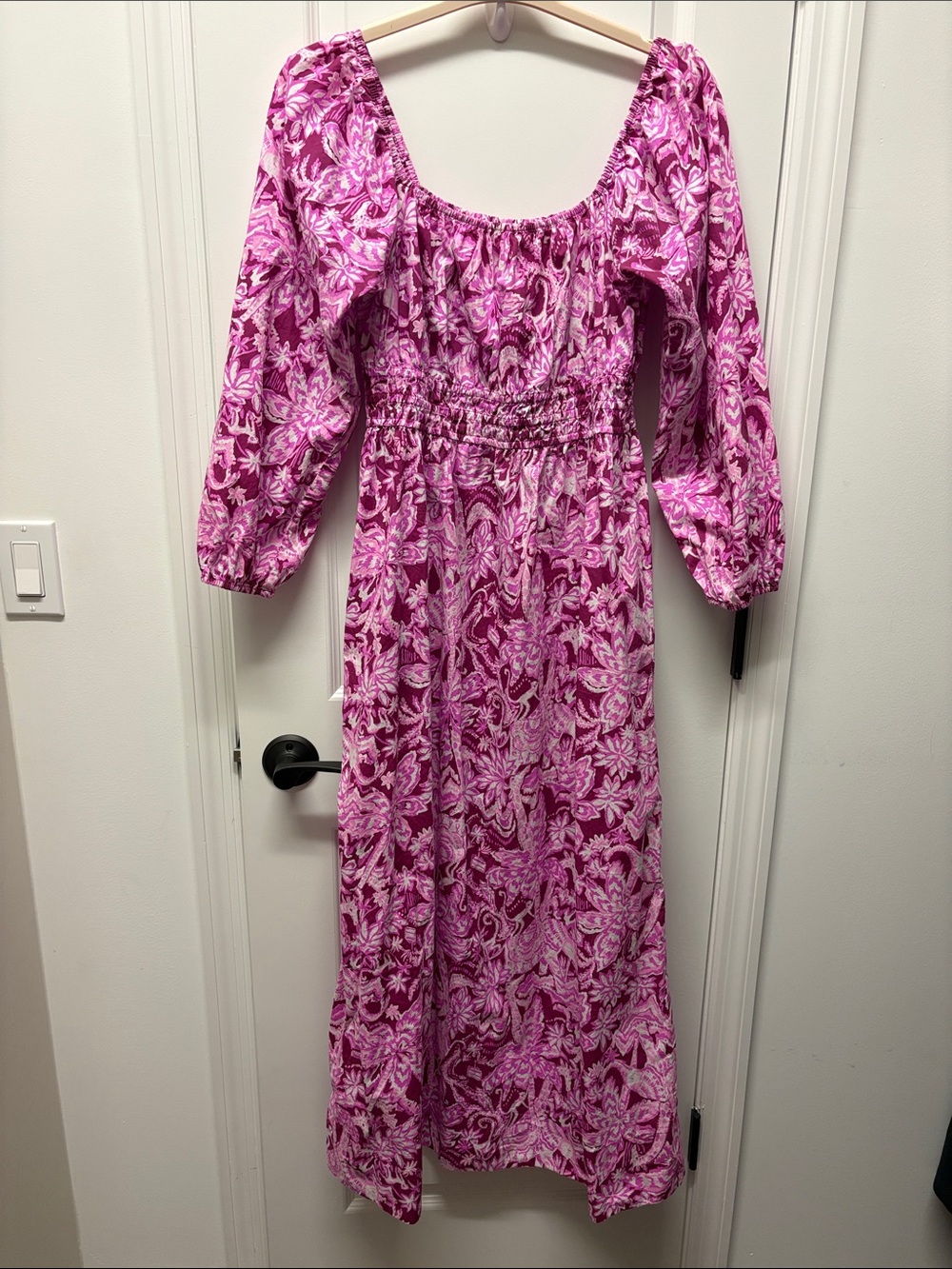 Lilly Pulitzer Lakira Cotton Maxi Dress Size Large - Picture 3 of 5